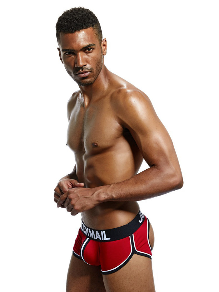 2 Pack Men's Workout Ready Color-Block Sporty Cut Odor-Control Jockstraps | dmunderwear detail image 16