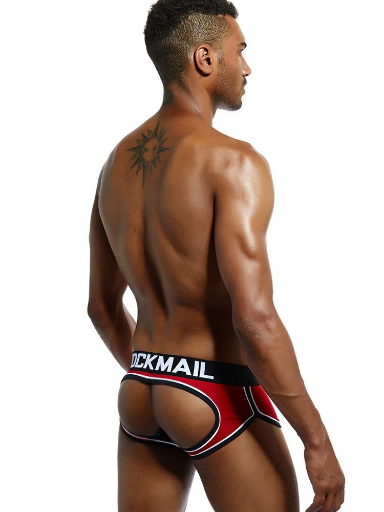 2 Pack Men's Workout Ready Color-Block Sporty Cut Odor-Control Jockstraps | dmunderwear detail image 18