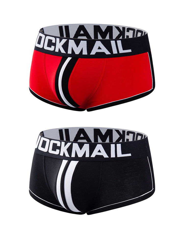 2 Pack Men's Workout Ready Color-Block Sporty Cut Odor-Control Jockstraps | dmunderwear detail image 20