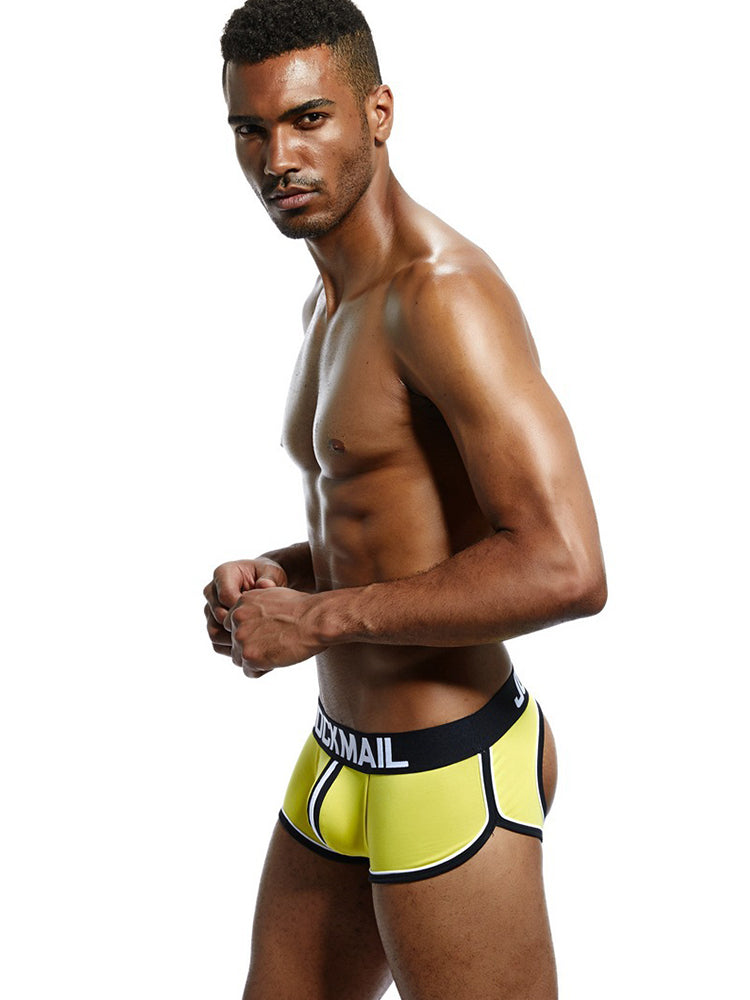 2 Pack Men's Workout Ready Color-Block Sporty Cut Odor-Control Jockstraps | dmunderwear detail image 9