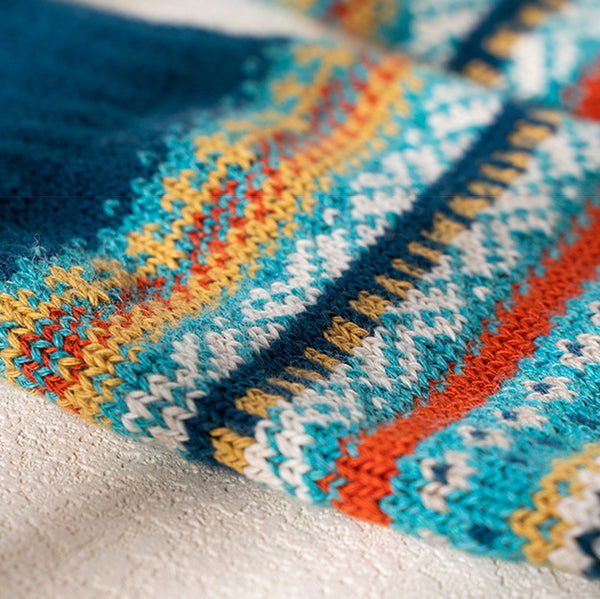 2 Pack Mixed Pattern Men's Crew Socks | dmunderwear detail image 17