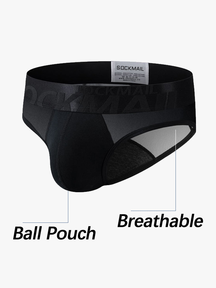 2 Pack Moisture Wicking Cotton Men's Underwear | dmunderwear detail image 3