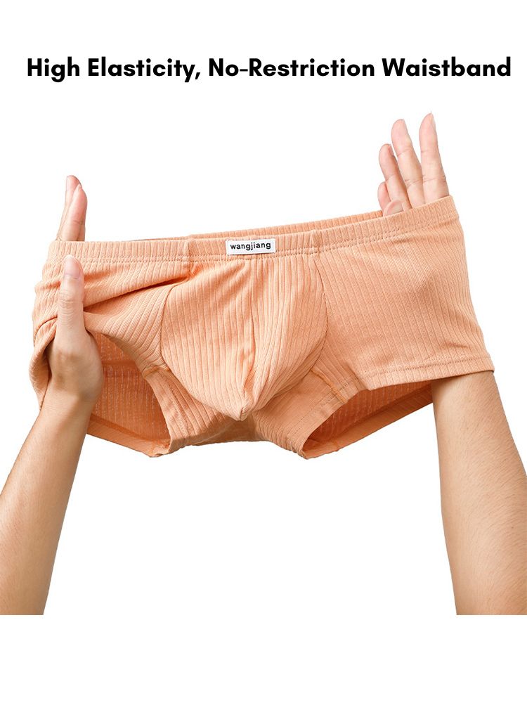 2 Pack Premium Cotton Double-Layered Gusset Breathable U-Pouch Trunks | dmunderwear detail image 10