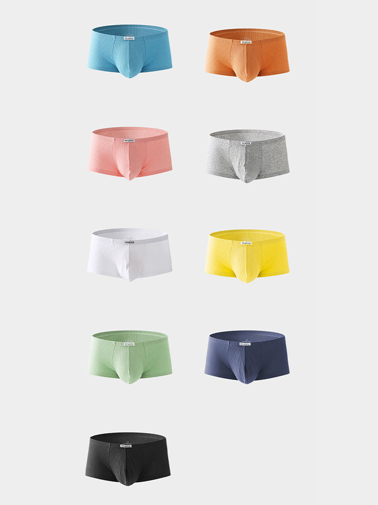 2 Pack Premium Cotton Double-Layered Gusset Breathable U-Pouch Trunks | dmunderwear detail image 16