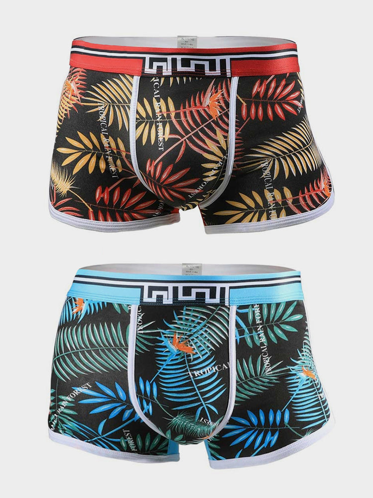 2 Pack Printed Vacation Men's Underwear | dmunderwear detail image 12