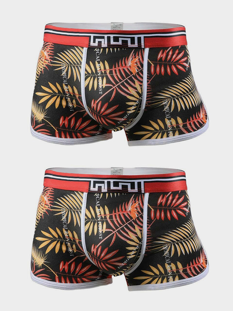 2 Pack Printed Vacation Men's Underwear | dmunderwear detail image 13