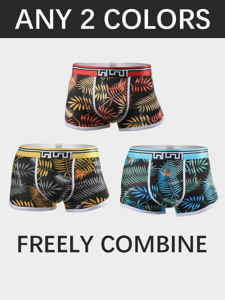 2 Pack Printed Vacation Men's Underwear | dmunderwear detail image 14
