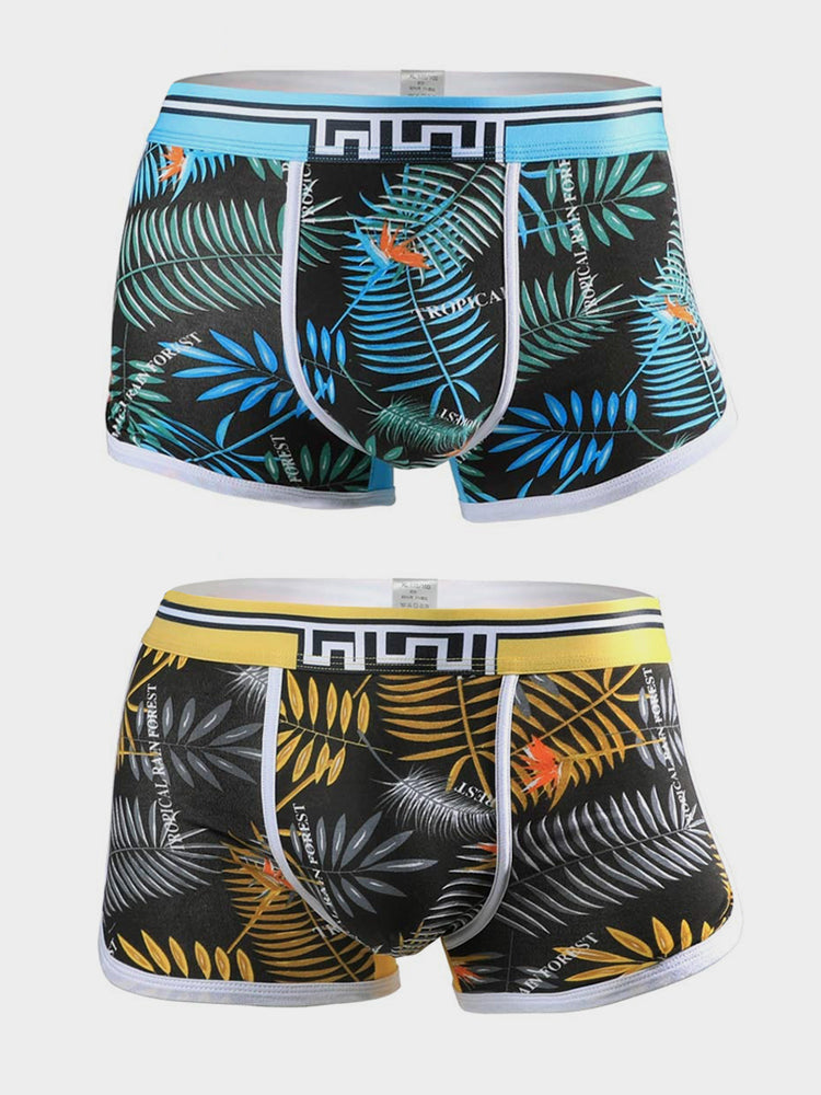 2 Pack Printed Vacation Men's Underwear | dmunderwear detail image 2