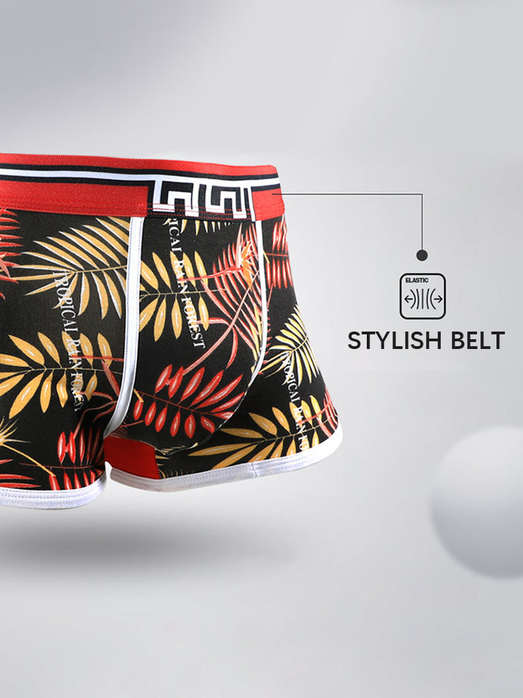 2 Pack Printed Vacation Men's Underwear | dmunderwear detail image 4