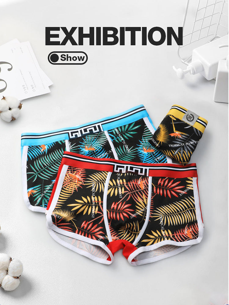 2 Pack Printed Vacation Men's Underwear | dmunderwear detail image 7