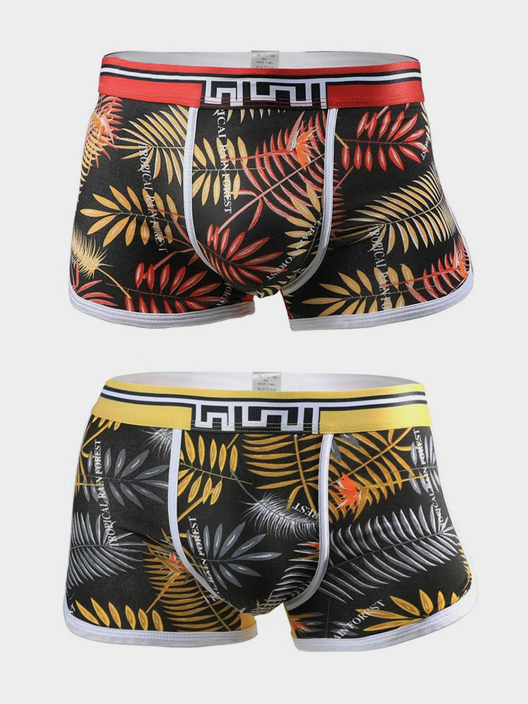 2 Pack Printed Vacation Men's Underwear | dmunderwear detail image 9