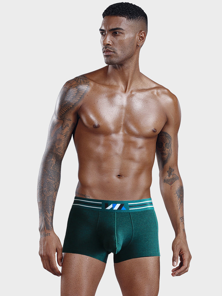 2 Pack Separated Pouch Comfy Mens Boxer Briefs | dmunderwear