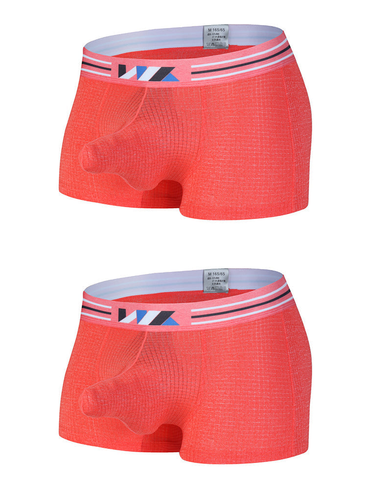 2 Pack Separated Pouch Comfy Mens Boxer Briefs | dmunderwear detail image 15