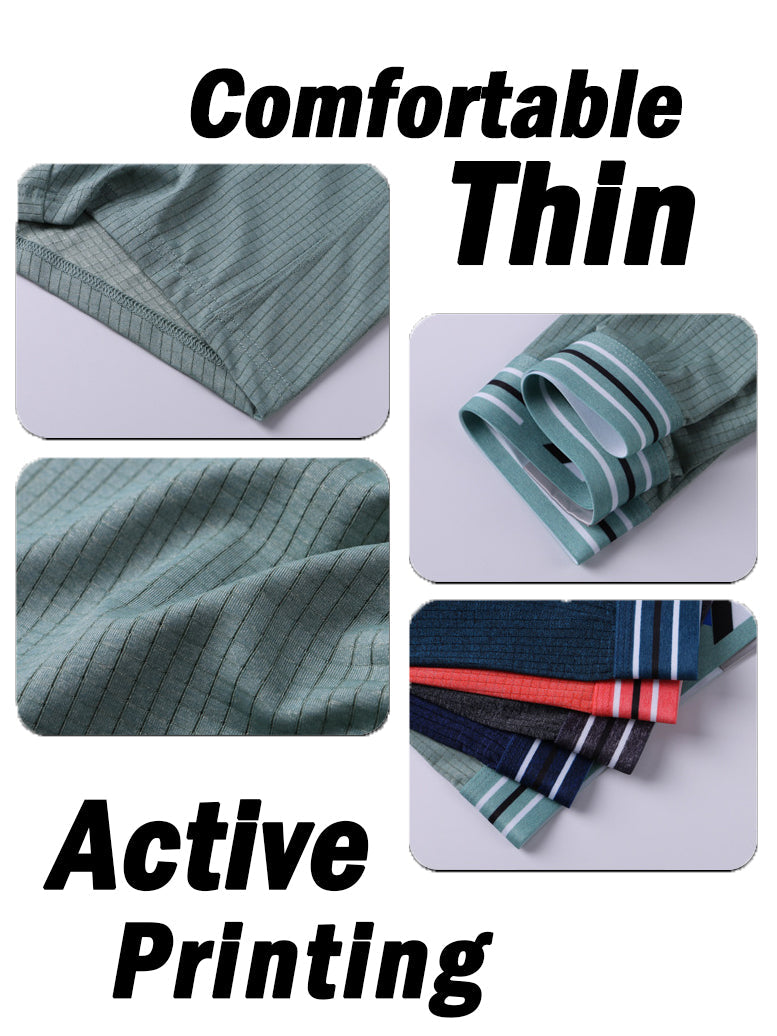 2 Pack Separated Pouch Comfy Mens Boxer Briefs | dmunderwear detail image 3
