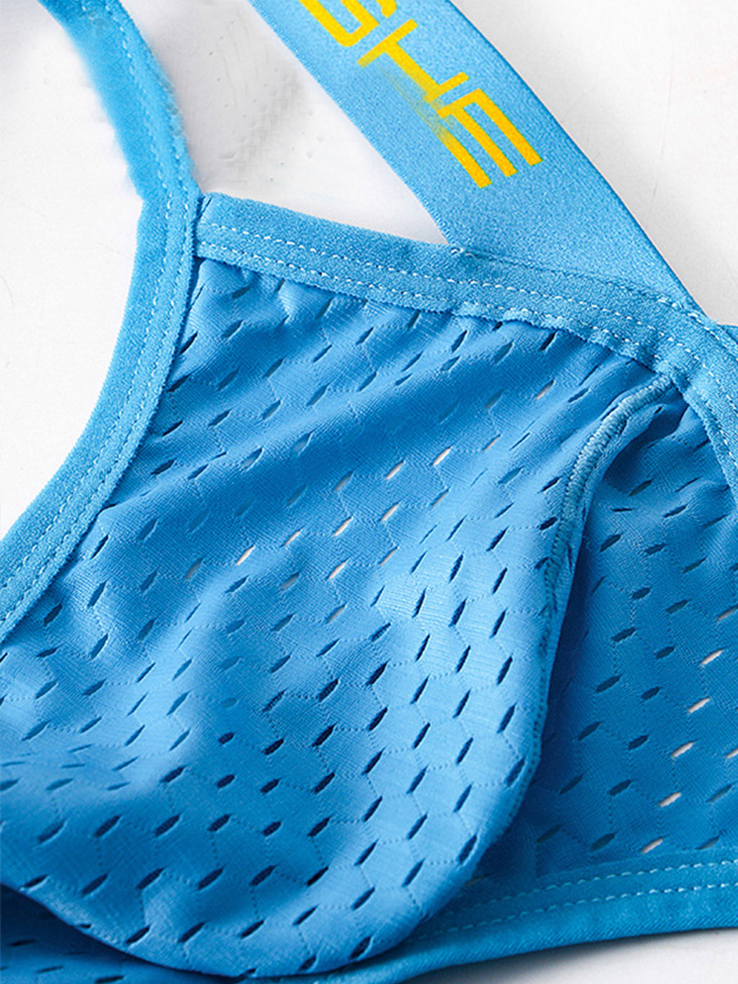 2 Pack Sexy Hollow Out Mesh Briefs for Men | dmunderwear detail image 6