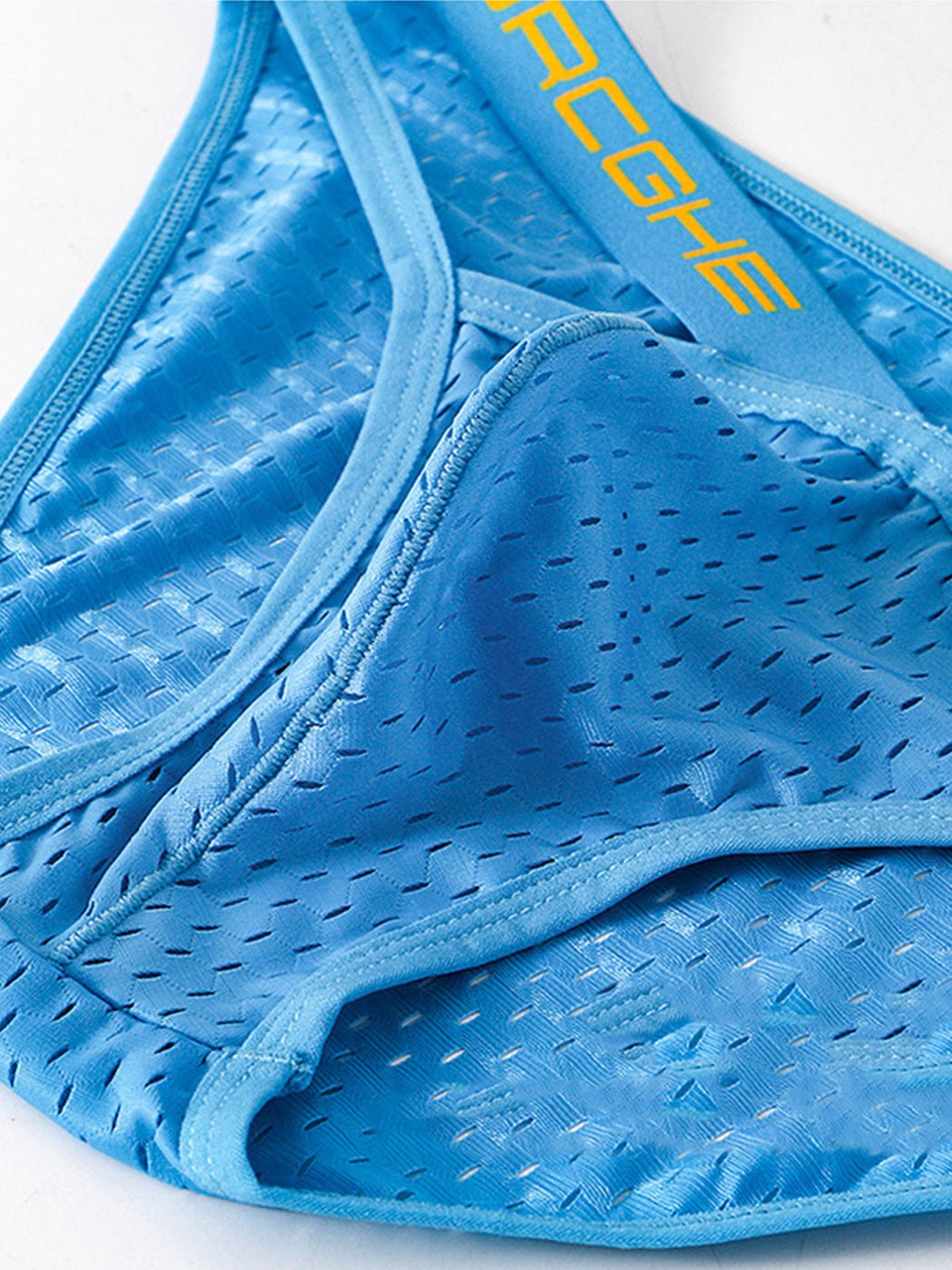 2 Pack Sexy Hollow Out Mesh Briefs for Men | dmunderwear detail image 9