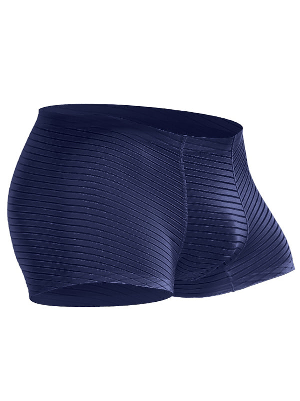 2 Pack Silk Striped Men's Super Thin Underwear | dmunderwear detail image 17