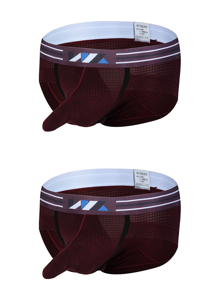 2 Pack Soft Separated Pouch Mens Briefs | dmunderwear detail image 10
