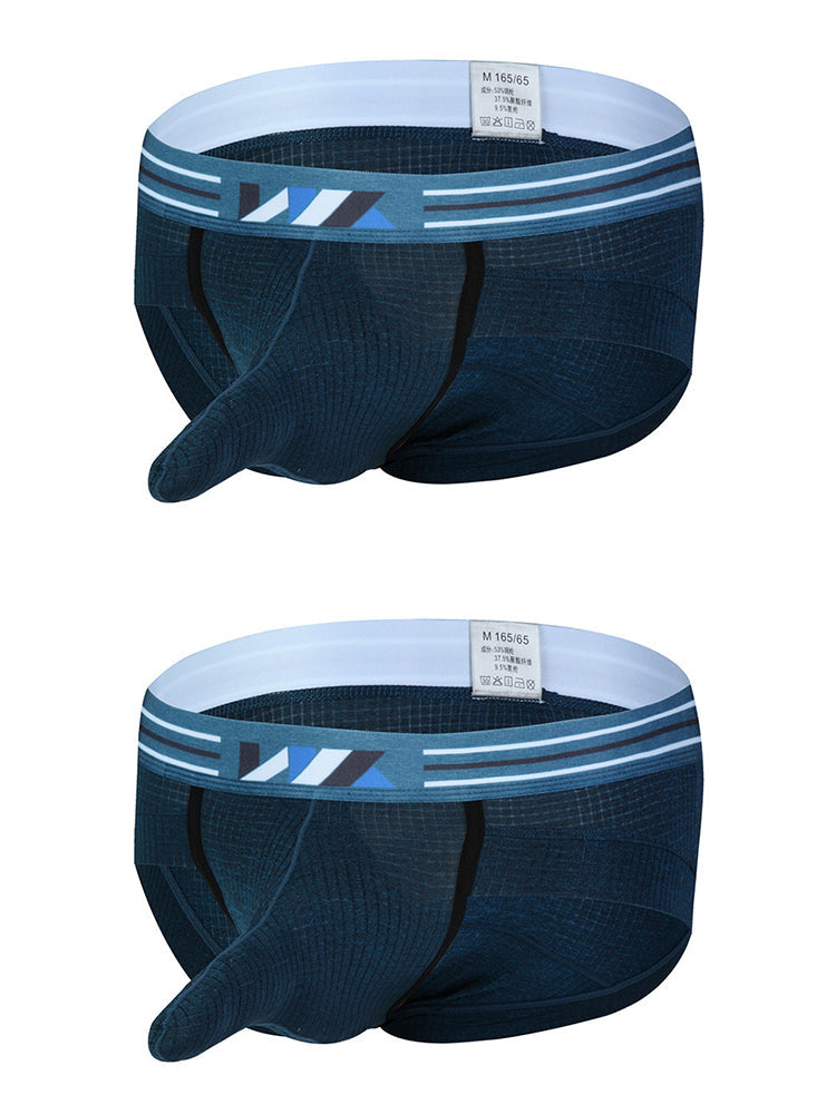 2 Pack Soft Separated Pouch Mens Briefs | dmunderwear detail image 14
