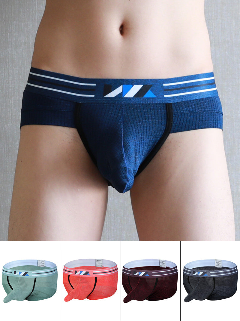 2 Pack Soft Separated Pouch Mens Briefs | dmunderwear detail image 3
