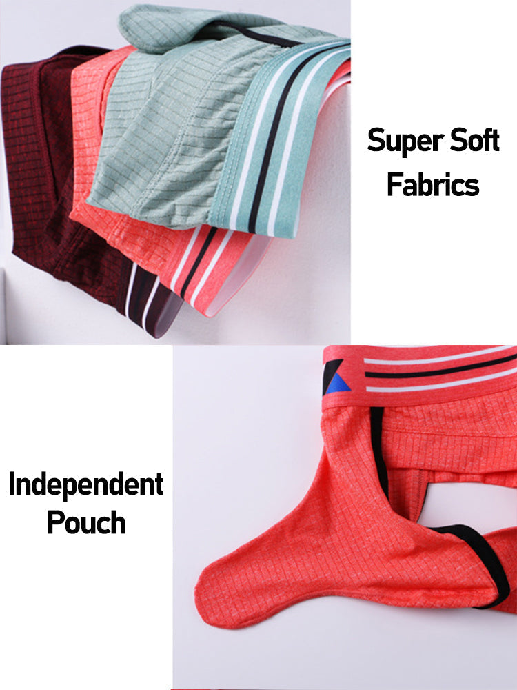 2 Pack Soft Separated Pouch Mens Briefs | dmunderwear detail image 6