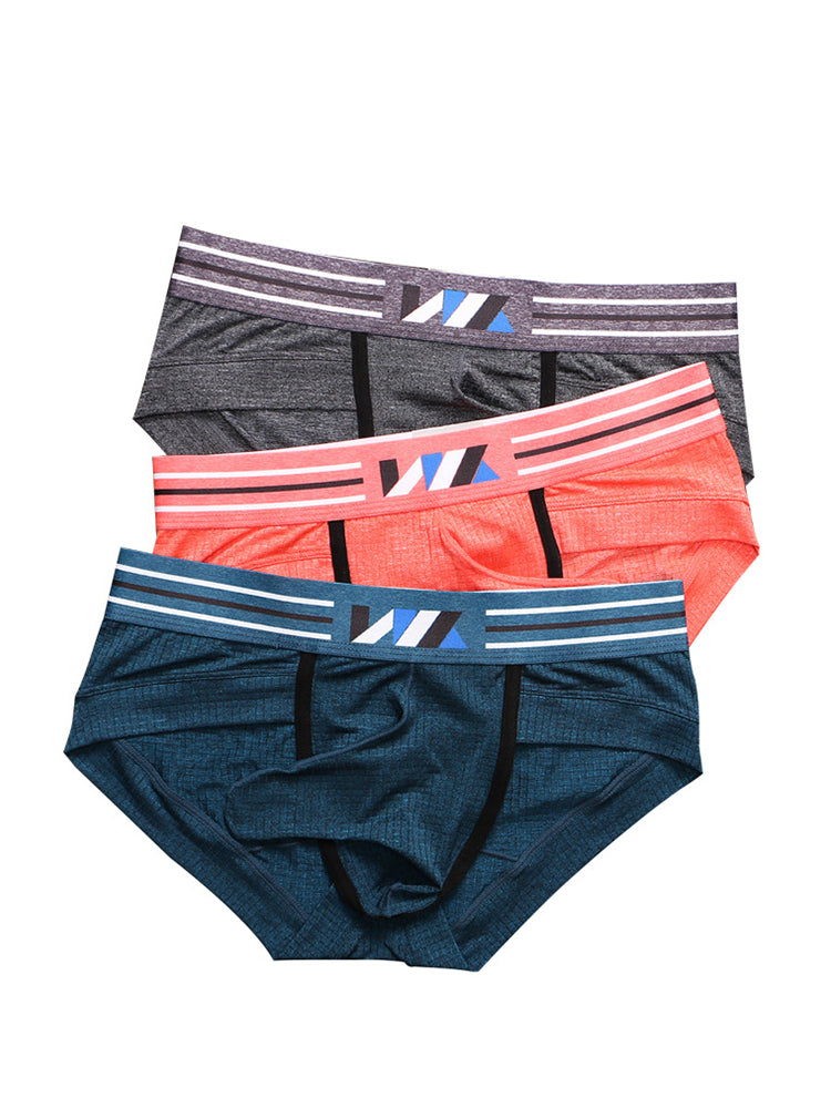 2 Pack Soft Separated Pouch Mens Briefs | dmunderwear detail image 9