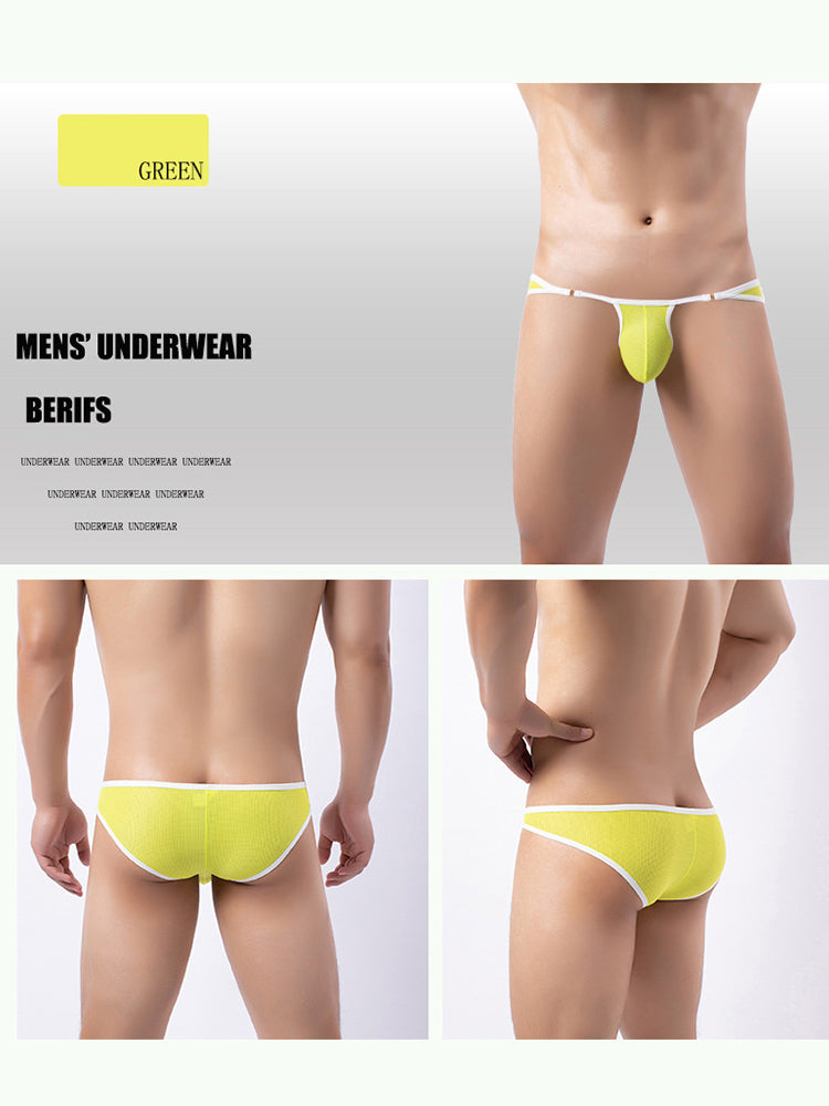 3 Pack Men's Stay-Cool Day-Long Comfort Supportive U-Pouch Soft Bikini | dmunderwear detail image 10