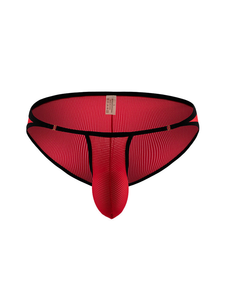 3 Pack Men's Stay-Cool Day-Long Comfort Supportive U-Pouch Soft Bikini | dmunderwear detail image 15