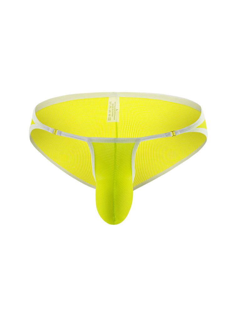 3 Pack Men's Stay-Cool Day-Long Comfort Supportive U-Pouch Soft Bikini | dmunderwear detail image 17