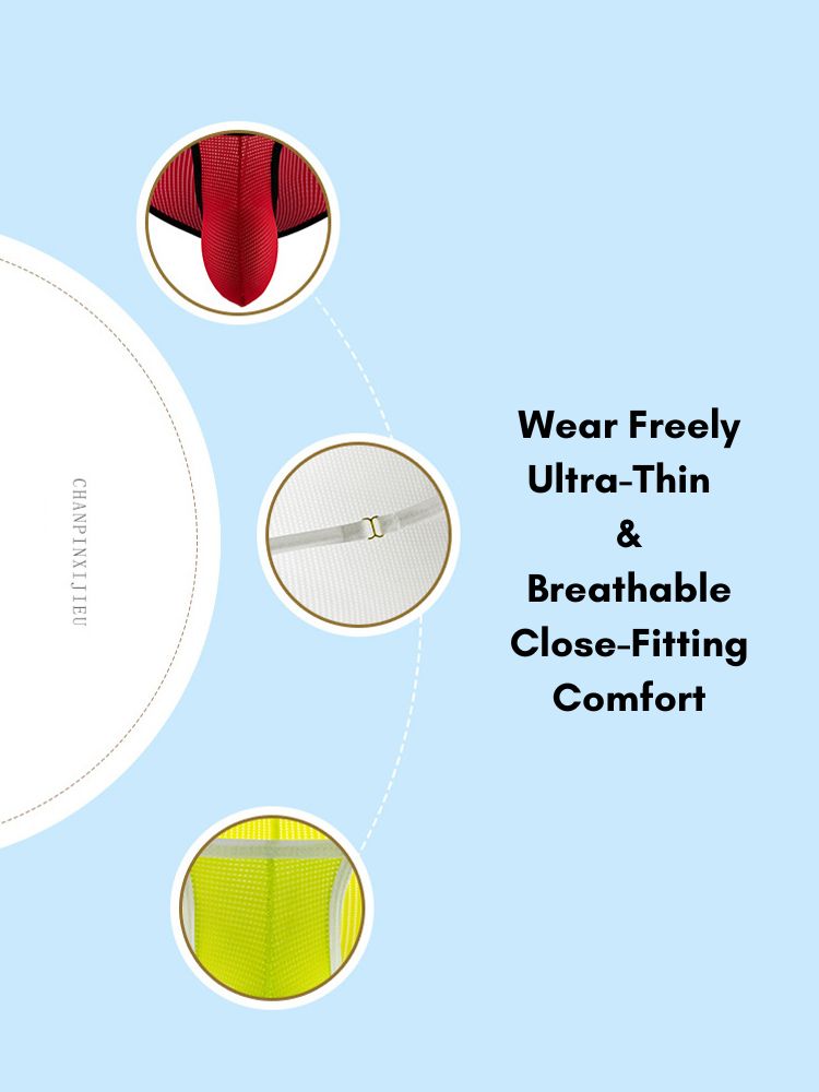 3 Pack Men's Stay-Cool Day-Long Comfort Supportive U-Pouch Soft Bikini | dmunderwear detail image 6