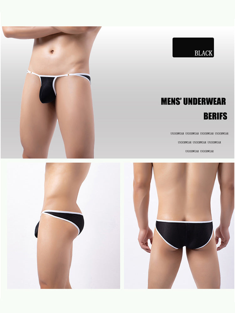3 Pack Men's Stay-Cool Day-Long Comfort Supportive U-Pouch Soft Bikini | dmunderwear detail image 8