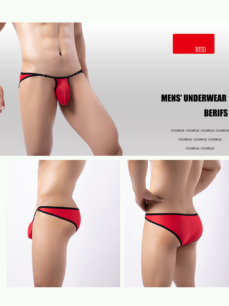 3 Pack Men's Stay-Cool Day-Long Comfort Supportive U-Pouch Soft Bikini | dmunderwear detail image 9