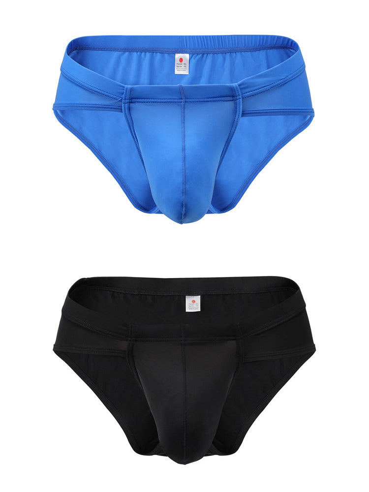 2 Pack Summer Bulge Enhance Ice Silk Underwear | dmunderwear detail image 13