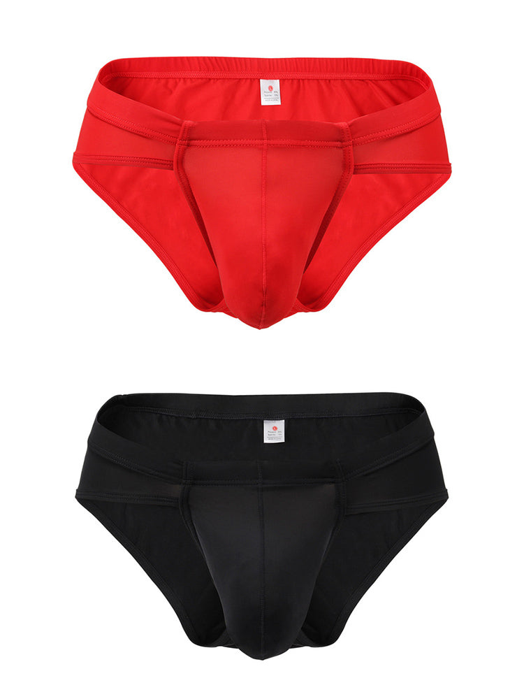 2 Pack Summer Bulge Enhance Ice Silk Underwear | dmunderwear detail image 15