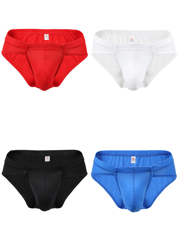 2 Pack Summer Bulge Enhance Ice Silk Underwear | dmunderwear detail image 17