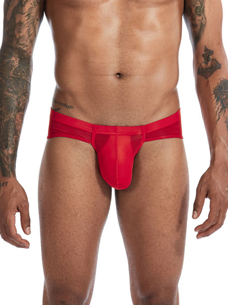 2 Pack Summer Bulge Enhance Ice Silk Underwear | dmunderwear detail image 5