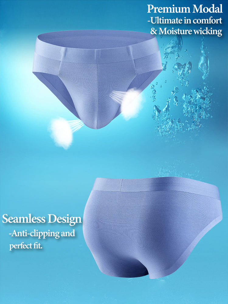 2 Pack Support Pouch Trackless Mens Brief | dmunderwear detail image 4