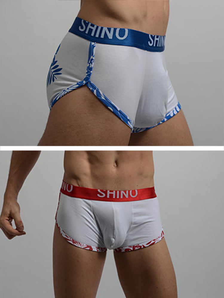 2 Pack Trendy Supportive Comfortable Pouch Solid Color Soft & Breathable Trunks | dmunderwear detail image 2