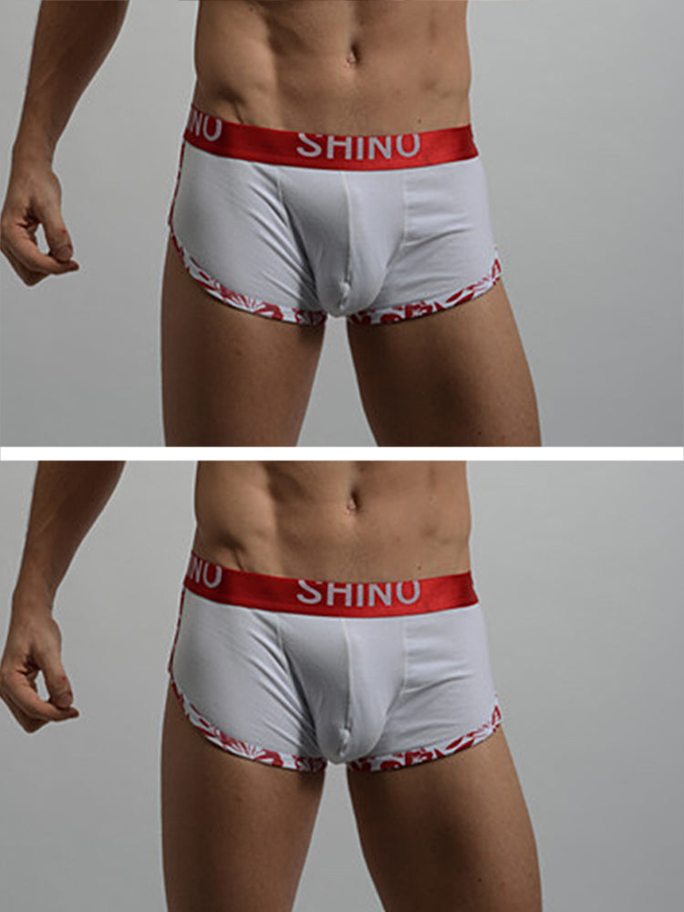 2 Pack Trendy Supportive Comfortable Pouch Solid Color Soft & Breathable Trunks | dmunderwear detail image 6