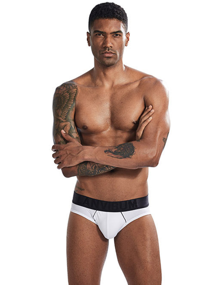 2 Pack U Convex Elastic Waistband Briefs | dmunderwear detail image 11