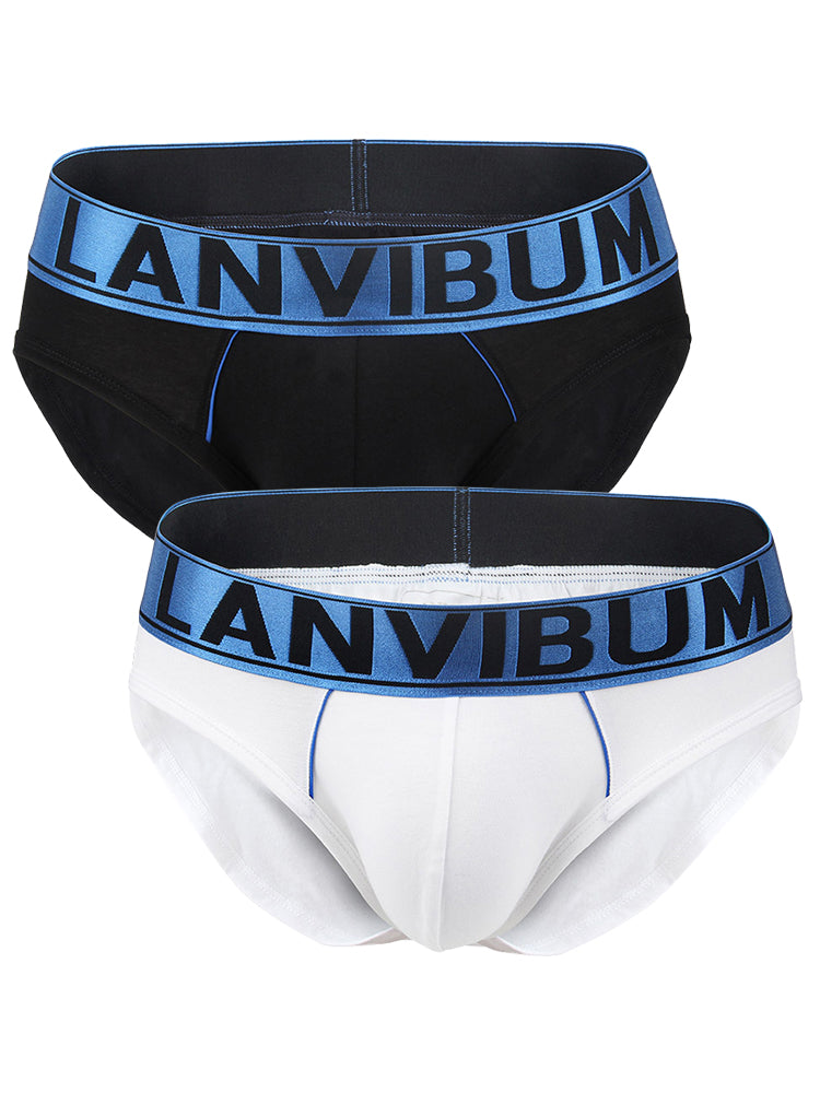 2 Pack U Convex Elastic Waistband Briefs | dmunderwear detail image 20
