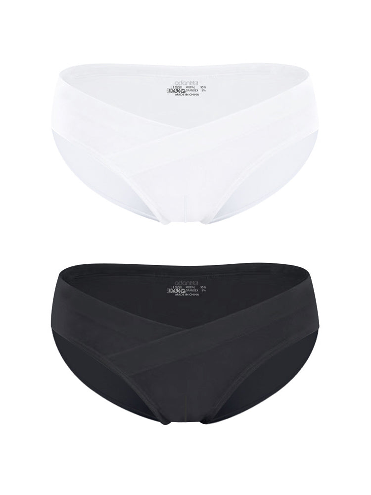 2 Pack Ultra-Soft Modal Stretch Fit Low-Rise Odor-Control Supportive Fit Bikini | dmunderwear detail image 2
