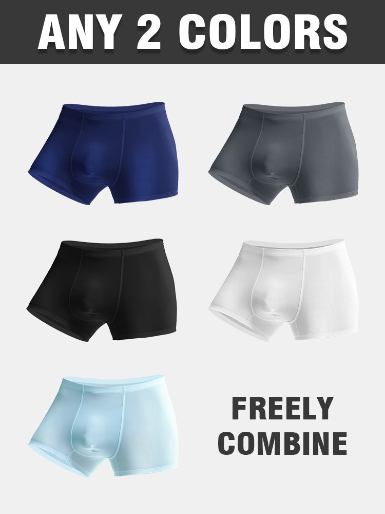 2 Pack Ultra-thin Cool Antibacterial Underwear | dmunderwear detail image 15