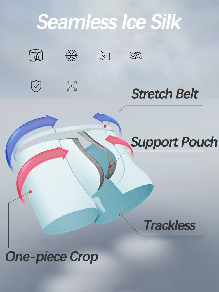2 Pack Ultra-thin Cool Antibacterial Underwear | dmunderwear detail image 4