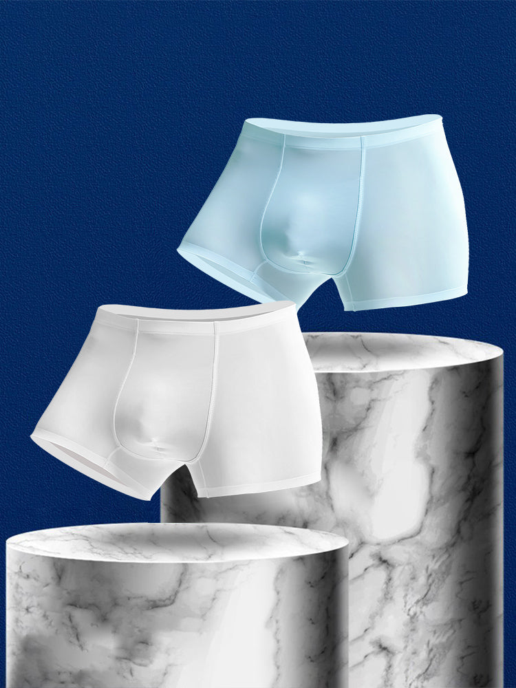 2 Pack Ultra-thin Cool Antibacterial Underwear | dmunderwear detail image 5