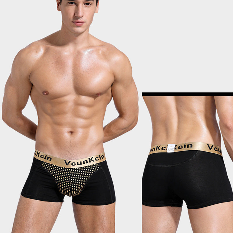 2Pcs Men's Functional Soft Modal Boxer Briefs | dmunderwear detail image 10