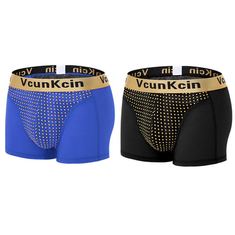 2Pcs Men's Functional Soft Modal Boxer Briefs | dmunderwear detail image 17