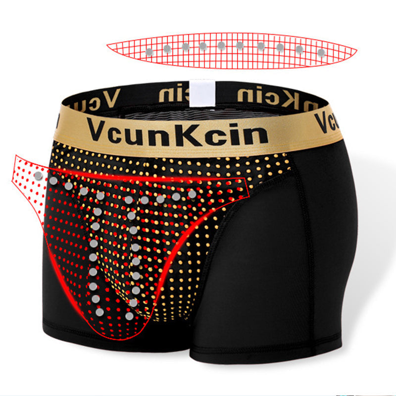 2Pcs Men's Functional Soft Modal Boxer Briefs | dmunderwear detail image 4