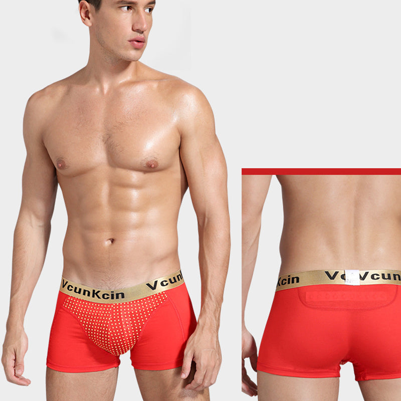 2Pcs Men's Functional Soft Modal Boxer Briefs | dmunderwear detail image 8