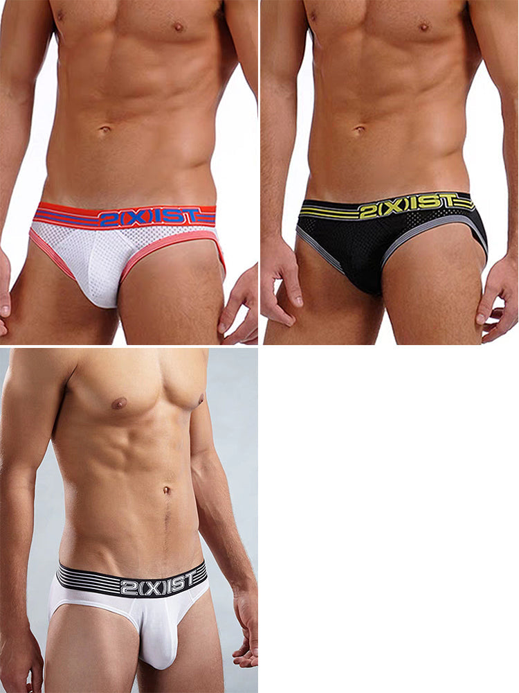 2(X)IST Men's Sports Mesh Breathable Briefs | dmunderwear detail image 8